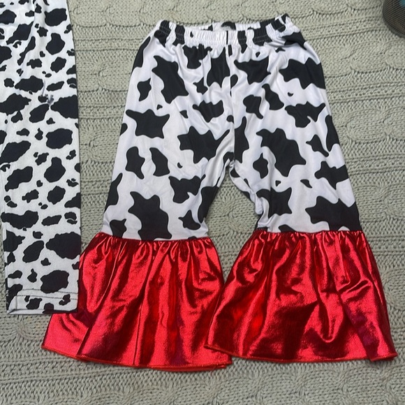 Toddler cow print outfit bundle size SX - Picture 7 of 9